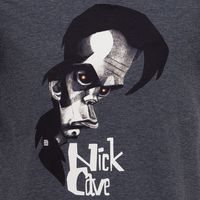 Футболка "Меламед. Nick Cave", темно-...